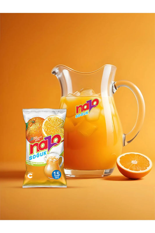 NAZO Getränkepulver Orange ohne Zucker 15 Liter