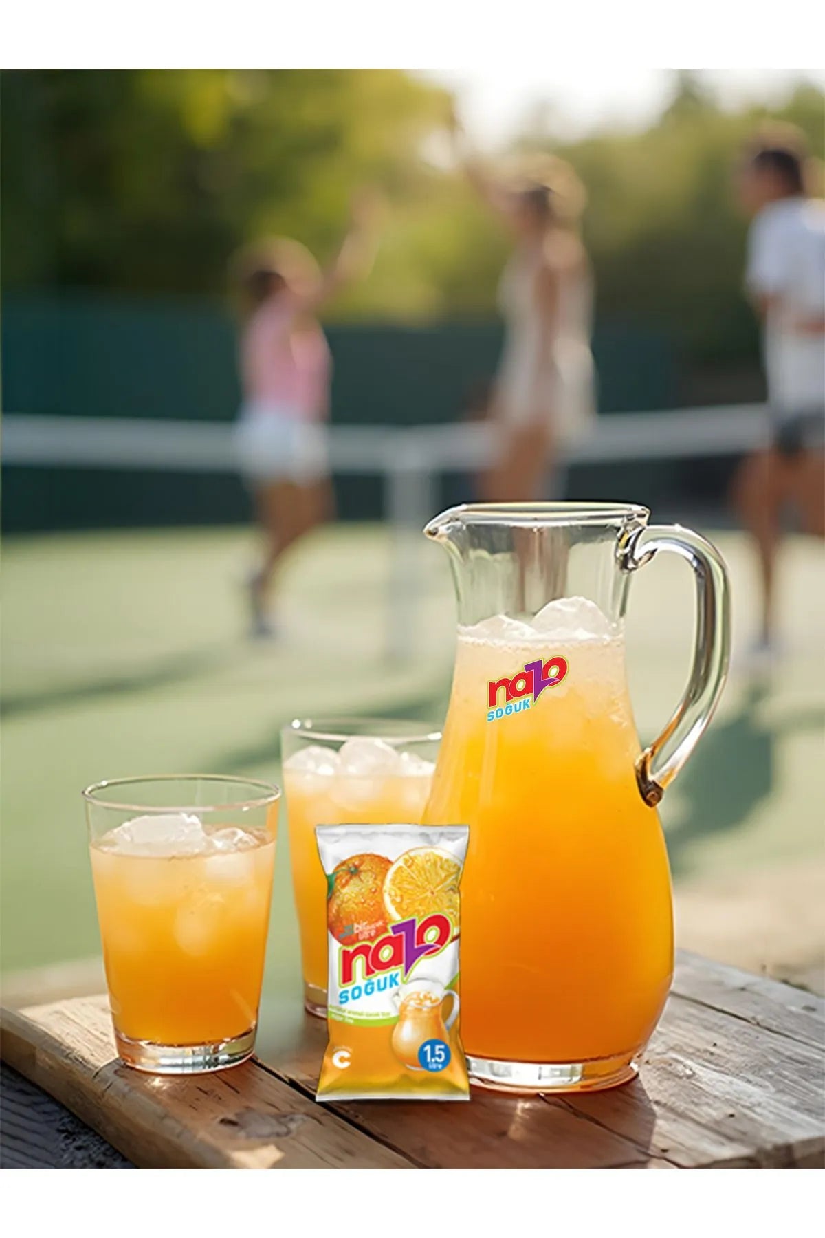 NAZO Getränkepulver Orange ohne Zucker 15 Liter