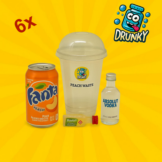 Drunky "Peachy White" Cup